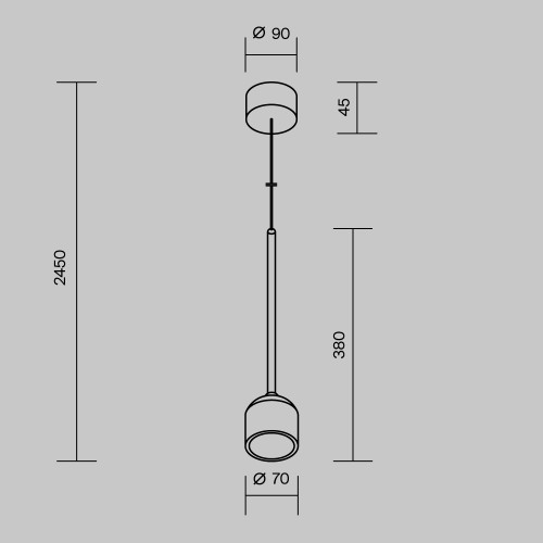 Подвесной светильник Maytoni Outdoor O491PL-L8B3K, купить в Минске по самой низкой цене