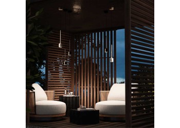 Подвесной светильник Maytoni Outdoor O491PL-L8B3K