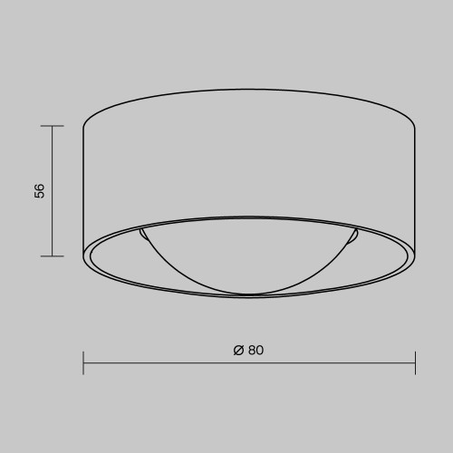 Потолочный светильник Maytoni Outdoor O498CL-L7B3K, купить в Минске по самой низкой цене