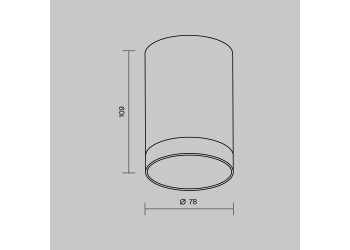 Потолочный светильник Maytoni Outdoor O500CL-L10W3K