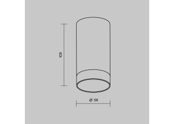 Потолочный светильник Maytoni Outdoor O500CL-L5W3K