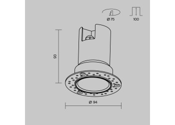 Потолочный светильник Maytoni Outdoor O501DL-L10B3K