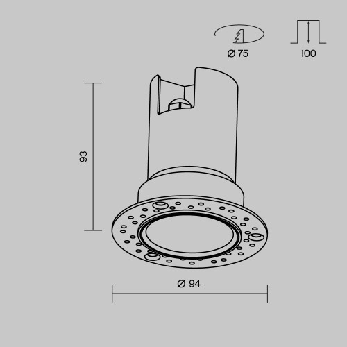 Потолочный светильник Maytoni Outdoor O501DL-L10B3K, купить в Минске по самой низкой цене