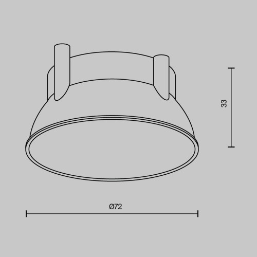 Декоративная рамка-отражатель Maytoni Technical Downlight Alfa LED Ring12-15W-RD-BS, купить в Минске по самой низкой цене