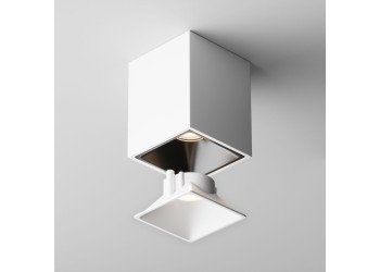 Декоративная рамка-отражатель Maytoni Technical Downlight Alfa LED Ring8-10W-SQ-W