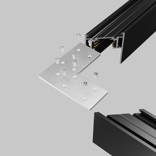 Соединитель угловой для накладного шинопровода Maytoni Technical Magnetic Gravity TRA010CL-21, купить в Минске по самой низкой цене