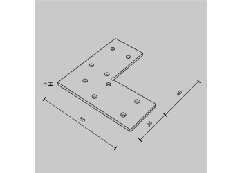 Соединитель угловой для накладного шинопровода Maytoni Technical Magnetic Gravity TRA010CL-21