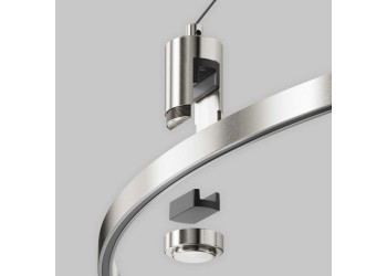 Подвесной набор с основанием под блок питания для круглого шинопровода Maytoni Technical TRA154SW-BB-R-PT