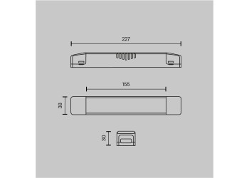 Блок питания Maytoni Technical Power Supply Magnetic TRA160DR-150W-S