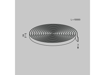 Токопроводящая текстильная лента Maytoni Parity TRX130-1.10DB