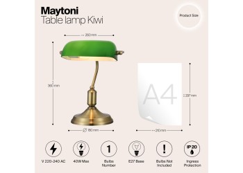 Настольная лампа Maytoni Kiwi Z153-TL-01-BS