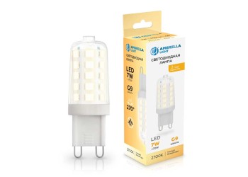Светодиодная лампа G9 7W 2700K Ambrella light Bulding 100703