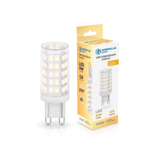 Светодиодная лампа G9 9W 2700K Ambrella light Bulding 100903, купить в Минске по самой низкой цене