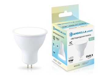 Светодиодная лампа MR16 11W 4000K Ambrella light Bulding 161104