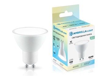 Светодиодная лампа MR16 9W 4000K Ambrella light Bulding 180904