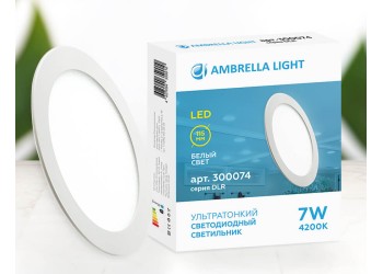 Встраиваемый светодиодный светильник Ambrella light DLR 300074
