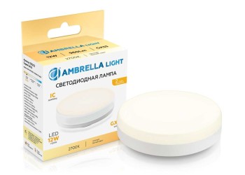 Светодиодная лампа GX53 12W 2700K Ambrella light Bulding 531203