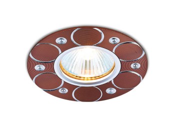 Встраиваемый светильник Ambrella light Alum A808 AL/BR