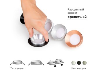 Корпус светильника Ambrella light DIY Spot C7623