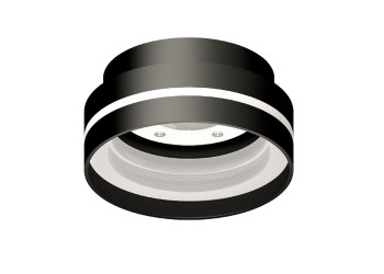 Корпус светильника накладной Ambrella light DIY Spot черный песок/прозрачный C8414