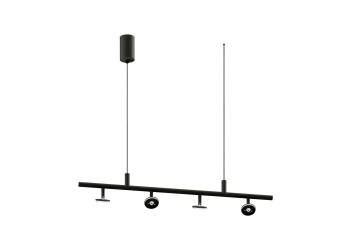 Корпус подвесного светильника поворотный Ambrella light DIY Spot SBK черный песок C9002