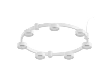 Корпус подвесной люстры Ambrella light DIY Spot Techno Ring SWH белый песок C9236