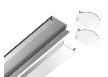 Встраиваемый профиль с рассеивателем Ambrella Illumination GP1001AL