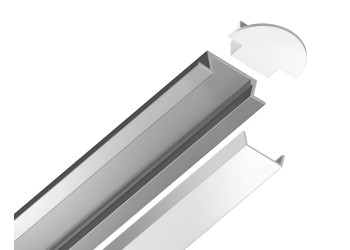 Встраиваемый профиль с рассеивателем Ambrella Illumination GP1001AL