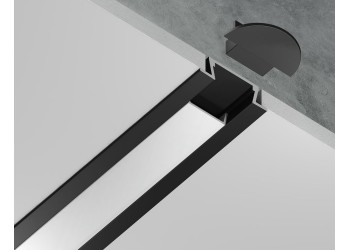 Встраиваемый профиль с рассеивателем Ambrella Illumination GP1001BK
