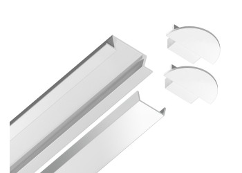 Встраиваемый профиль с рассеивателем Ambrella Illumination GP1001WH