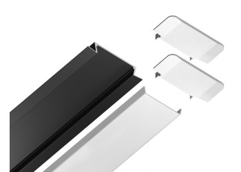 Встраиваемый профиль с рассеивателем Ambrella Illumination GP1100BK