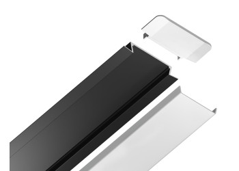 Встраиваемый профиль с рассеивателем Ambrella Illumination GP1100BK