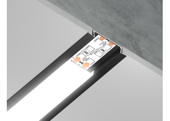 Встраиваемый профиль с рассеивателем Ambrella Illumination GP1100BK