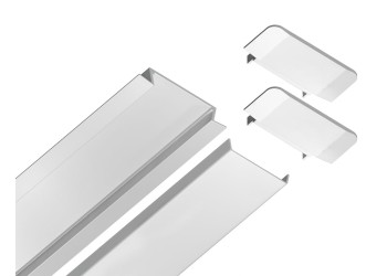 Встраиваемый профиль с рассеивателем Ambrella Illumination GP1100WH