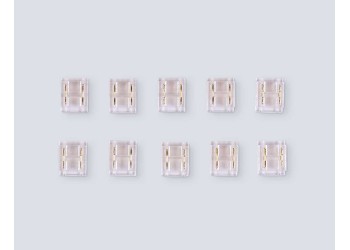Соединитель прямой  AMBRELLA LIGHT ILLUMINATION COB 12/24V для лент 8/10mm (2 конт.) (10шт. в комплекте) GS6361