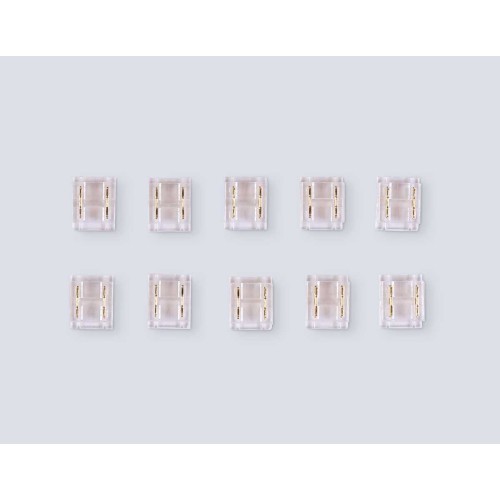 Соединитель прямой  AMBRELLA LIGHT ILLUMINATION COB 12/24V для лент 8/10mm (2 конт.) (10шт. в комплекте) GS6361, купить в Минске по самой низкой цене
