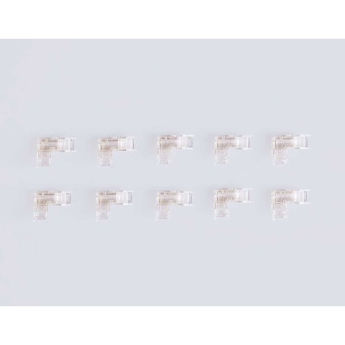 Соединитель угловой AMBRELLA LIGHT ILLUMINATION COB 12/24V для лент 5mm (2 конт.) (10шт. в комплекте) GS6841, купить в Минске по самой низкой цене