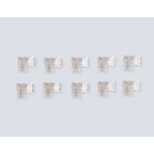 Соединитель угловой AMBRELLA LIGHT ILLUMINATION COB 12/24V для лент 10mm (2 конт.) (10шт. в комплекте) GS6861, купить в Минске по самой низкой цене