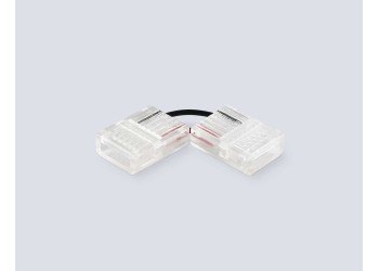 Соединитель угловой AMBRELLA LIGHT ILLUMINATION COB 12/24V для лент 12mm (2 конт.) (10шт. в комплекте) GS6871