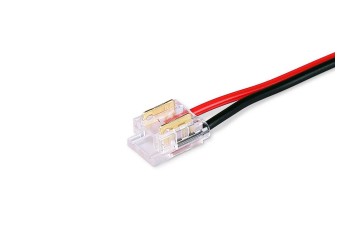 Соединитель гибкий односторонний AMBRELLA LIGHT ILLUMINATION COB 12/24V для лент 8/10mm (2 конт.) (10шт. в комплекте) GS7375