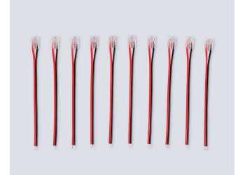 Соединитель гибкий односторонний AMBRELLA LIGHT ILLUMINATION COB 12/24V для лент 8/10mm (2 конт.) (10шт. в комплекте) GS7375