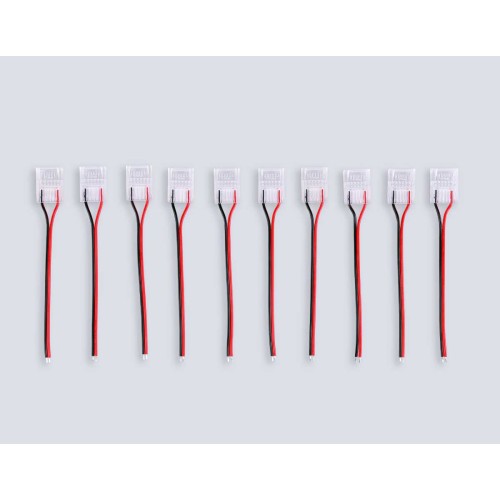 Соединитель гибкий односторонний AMBRELLA LIGHT ILLUMINATION COB 12/24V для лент 12mm (2 конт.) (10шт. в комплекте) GS7378, купить в Минске по самой низкой цене