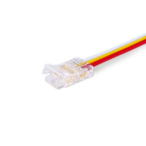 Соединитель гибкий односторонний AMBRELLA LIGHT ILLUMINATION COB CCT 12/24V для лент 8mm (3 конт.) (5шт. в комплекте) GS7406, купить в Минске по самой низкой цене