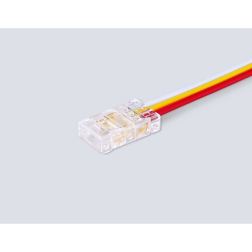 Соединитель гибкий односторонний AMBRELLA LIGHT ILLUMINATION COB CCT 12/24V для лент 8mm (3 конт.) (5шт. в комплекте) GS7406, купить в Минске по самой низкой цене