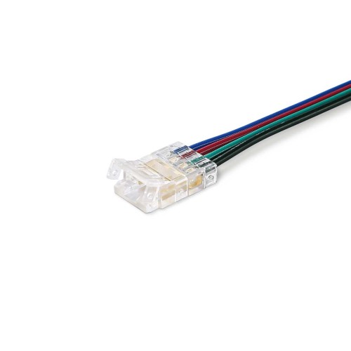 Соединитель гибкий односторонний AMBRELLA LIGHT ILLUMINATION COB RGB 12/24V для лент 10mm (4 конт.) (5шт. в комплекте) GS7411, купить в Минске по самой низкой цене