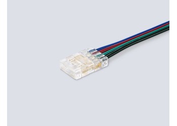 Соединитель гибкий односторонний AMBRELLA LIGHT ILLUMINATION COB RGB 12/24V для лент 10mm (4 конт.) (5шт. в комплекте) GS7411