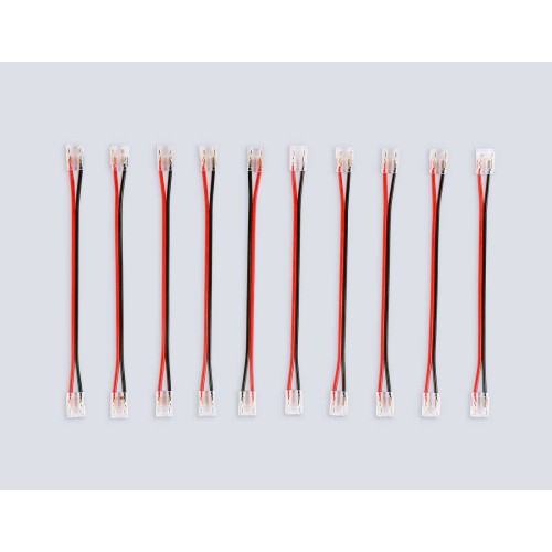 Соединитель гибкий двухсторонний AMBRELLA LIGHT ILLUMINATION COB 12/24V для лент 8/10mm (2 конт.) (10шт. в комплекте) GS7895, купить в Минске по самой низкой цене