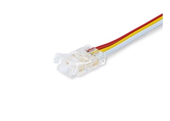 Соединитель гибкий двухсторонний AMBRELLA LIGHT ILLUMINATION COB CCT 12/24V для лент 8mm(3 конт.) (5шт. в комплекте) GS7911