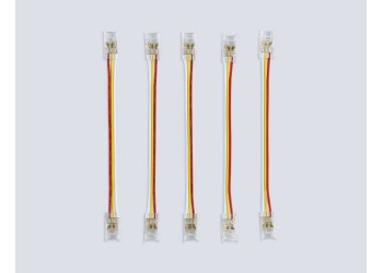Соединитель гибкий двухсторонний AMBRELLA LIGHT ILLUMINATION COB CCT 12/24V для лент 8mm(3 конт.) (5шт. в комплекте) GS7911