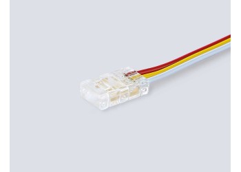 Соединитель гибкий двухсторонний AMBRELLA LIGHT ILLUMINATION COB CCT 12/24V для лент 8mm(3 конт.) (5шт. в комплекте) GS7911